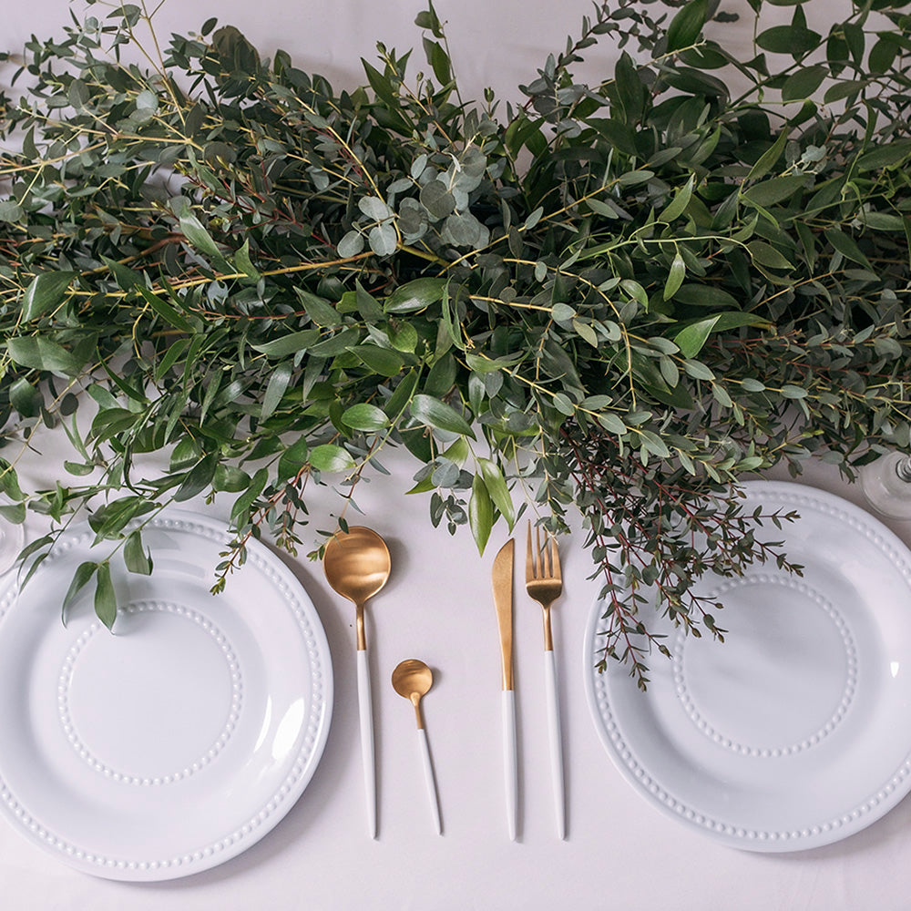 Sweetheart Table Decor Kit Lush Green Kukka Flowers