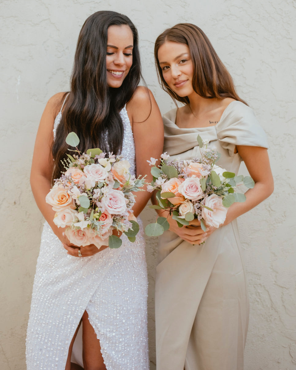 Shimery Roses DIY Wedding Flowers -