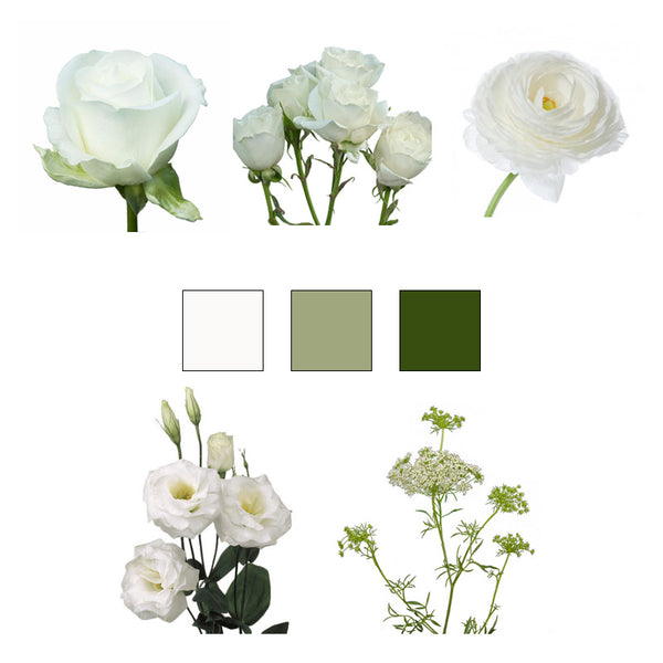 Chic Whites Combo – Kukka Flowers