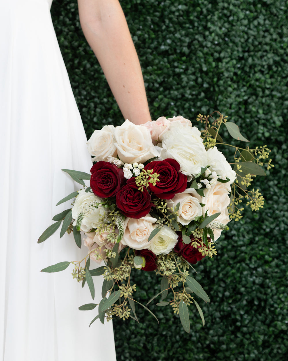 Romantic red rose wedding 60 photos - Vianawedding.com