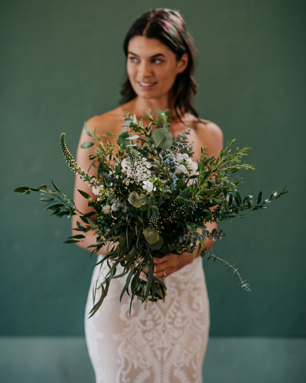 Artificial Eucalyptus & Willow Wedding Bouquet